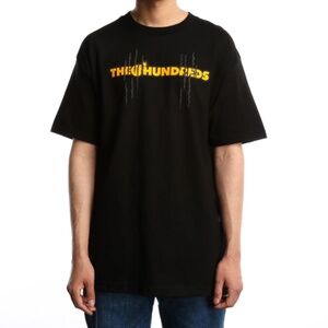 THE HUNDREDS X GARFIELD SCRATCH TEE - BLACK